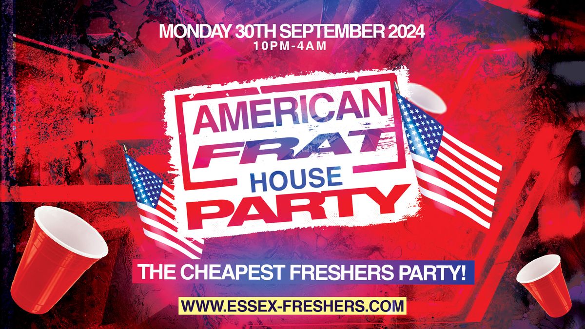 AMERICAN FRAT PARTY! | Essex Freshers Week 2024