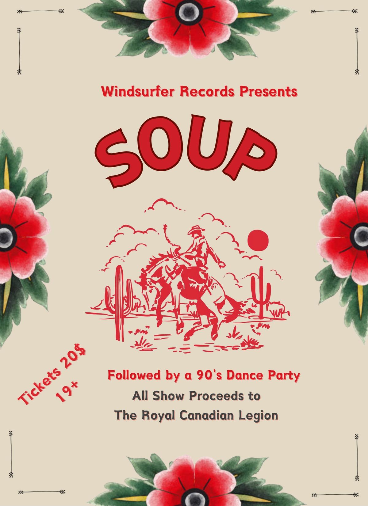 Soup + 90's Dance Party!