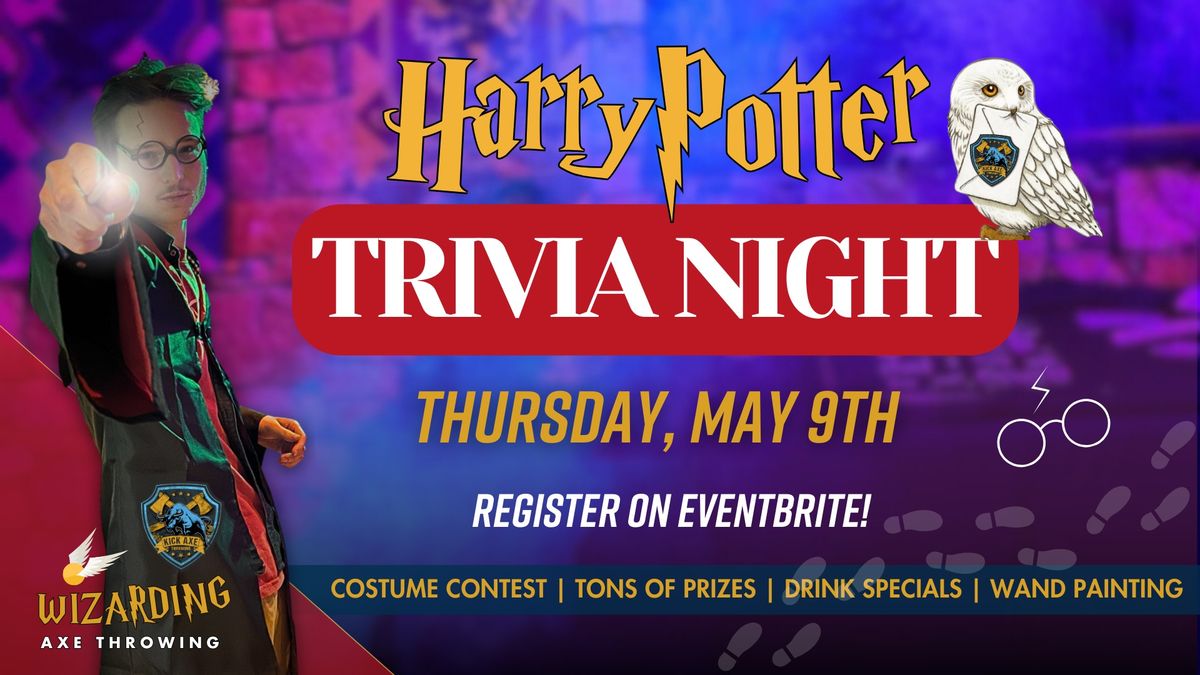 Harry Potter Trivia Night @ Kick Axe Philly!