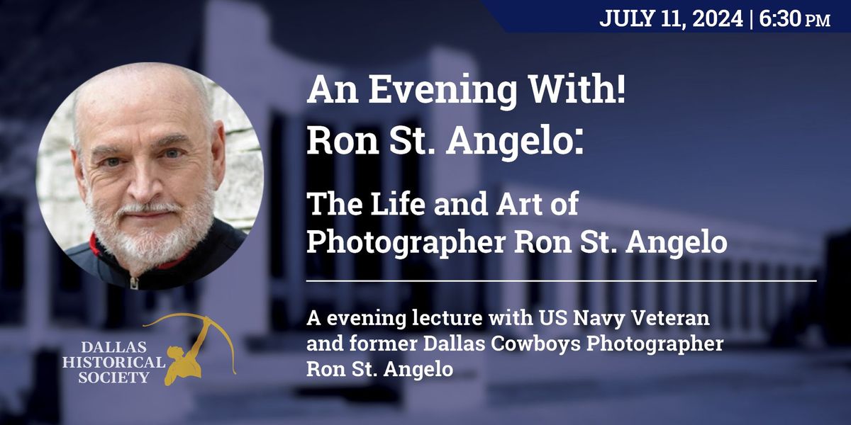 An Evening With! Photographer Ron St. Angelo