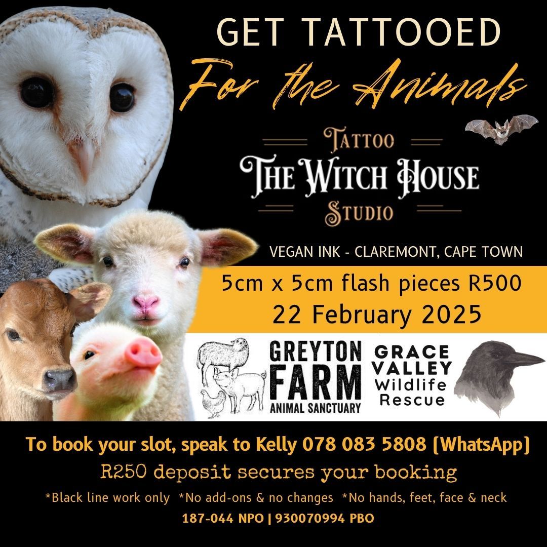 Get Tattooed for the Animals^o,o^