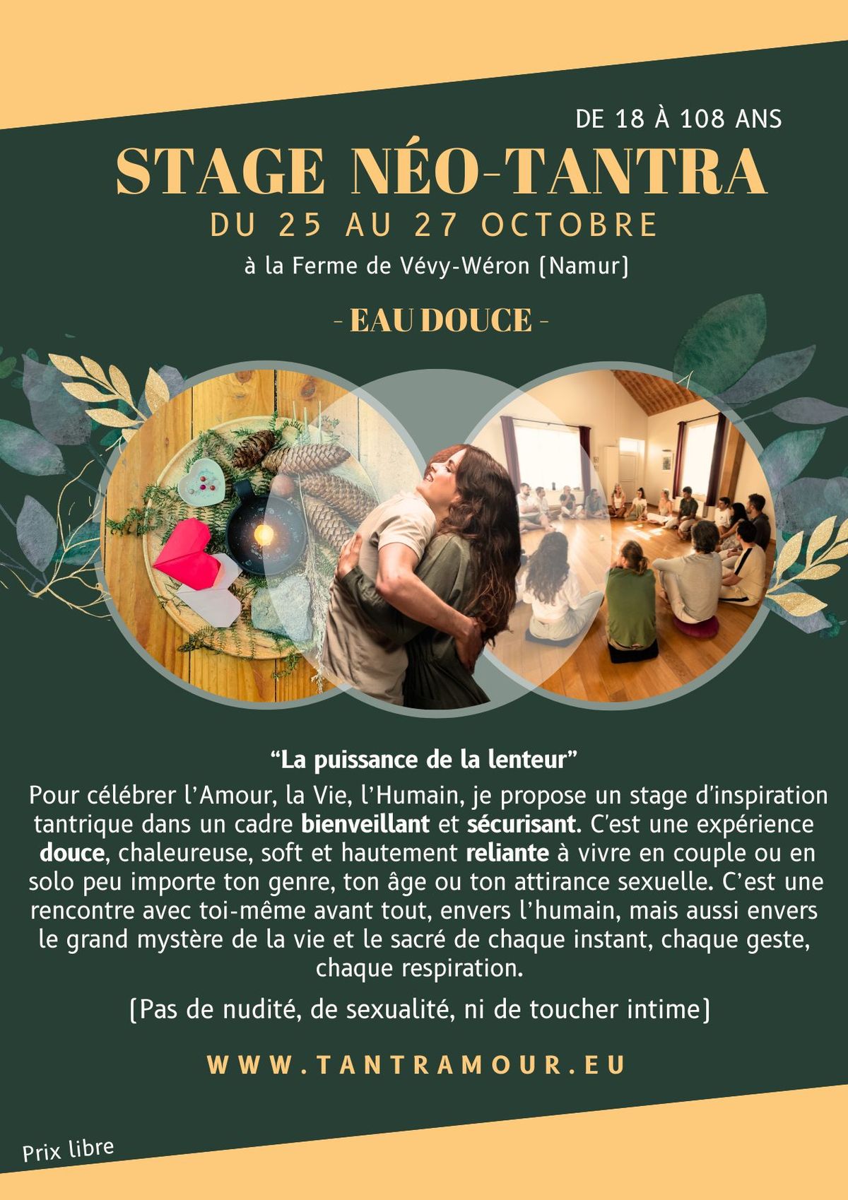 STAGE TANTRA (n\u00e9o) - Eau Douce