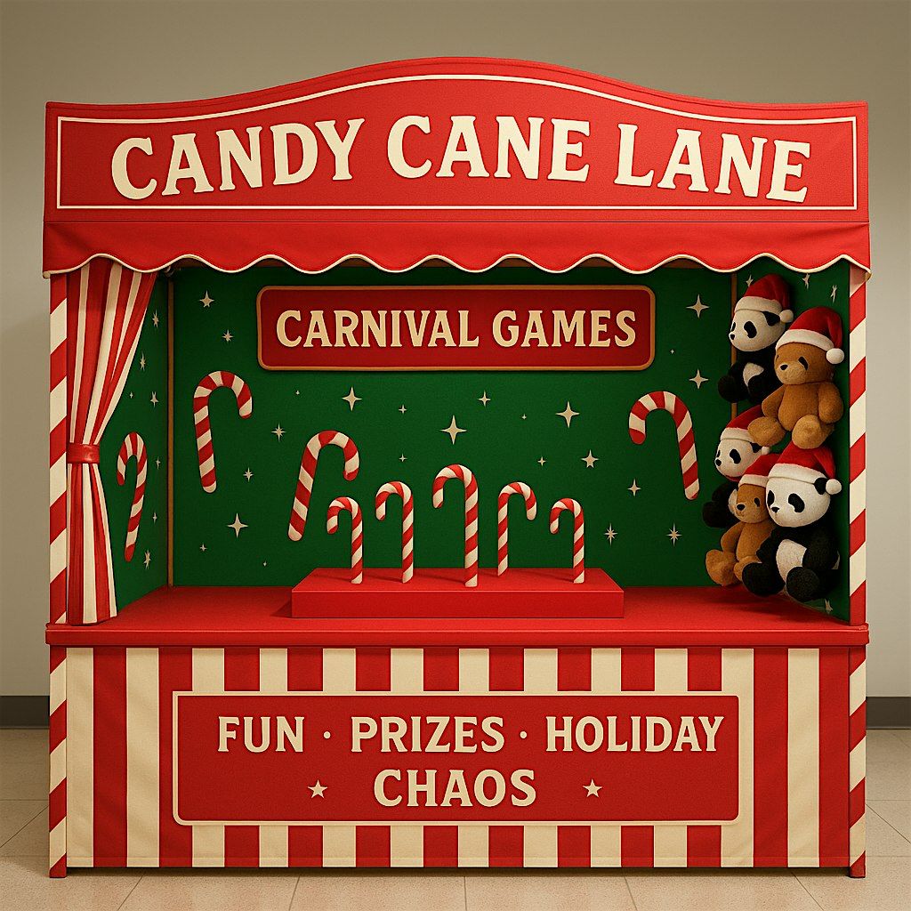 Candy Cane Lane  Carnival Game Pop-up