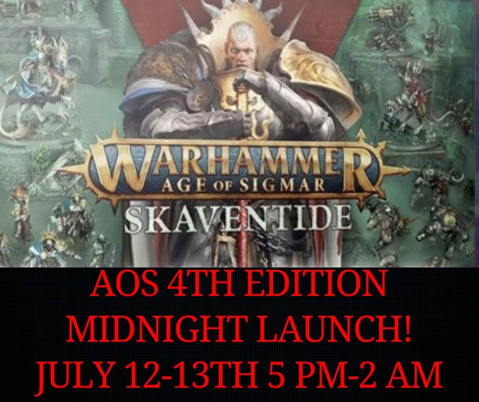 Age of Sigmar 4th Edition Midnight Launch Party