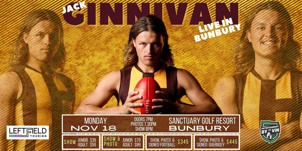 An Evening with Jack Ginnivan LIVE in Bunbury, WA!