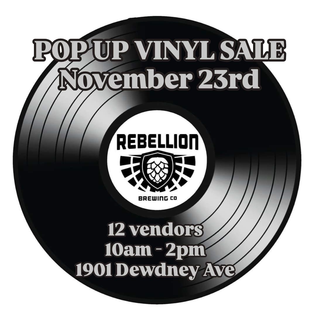 Pop Up Vinyl Sale at Rebellion