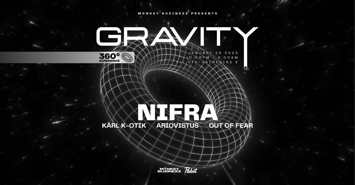 GRAVITY 360 w\/ NIFRA & more