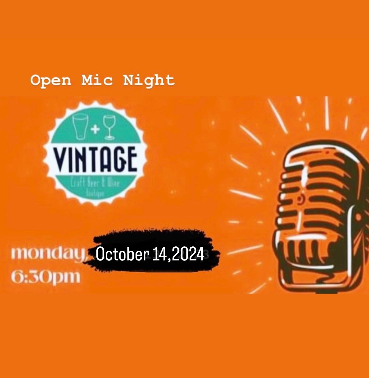 Open Mic Night @ Vintage 