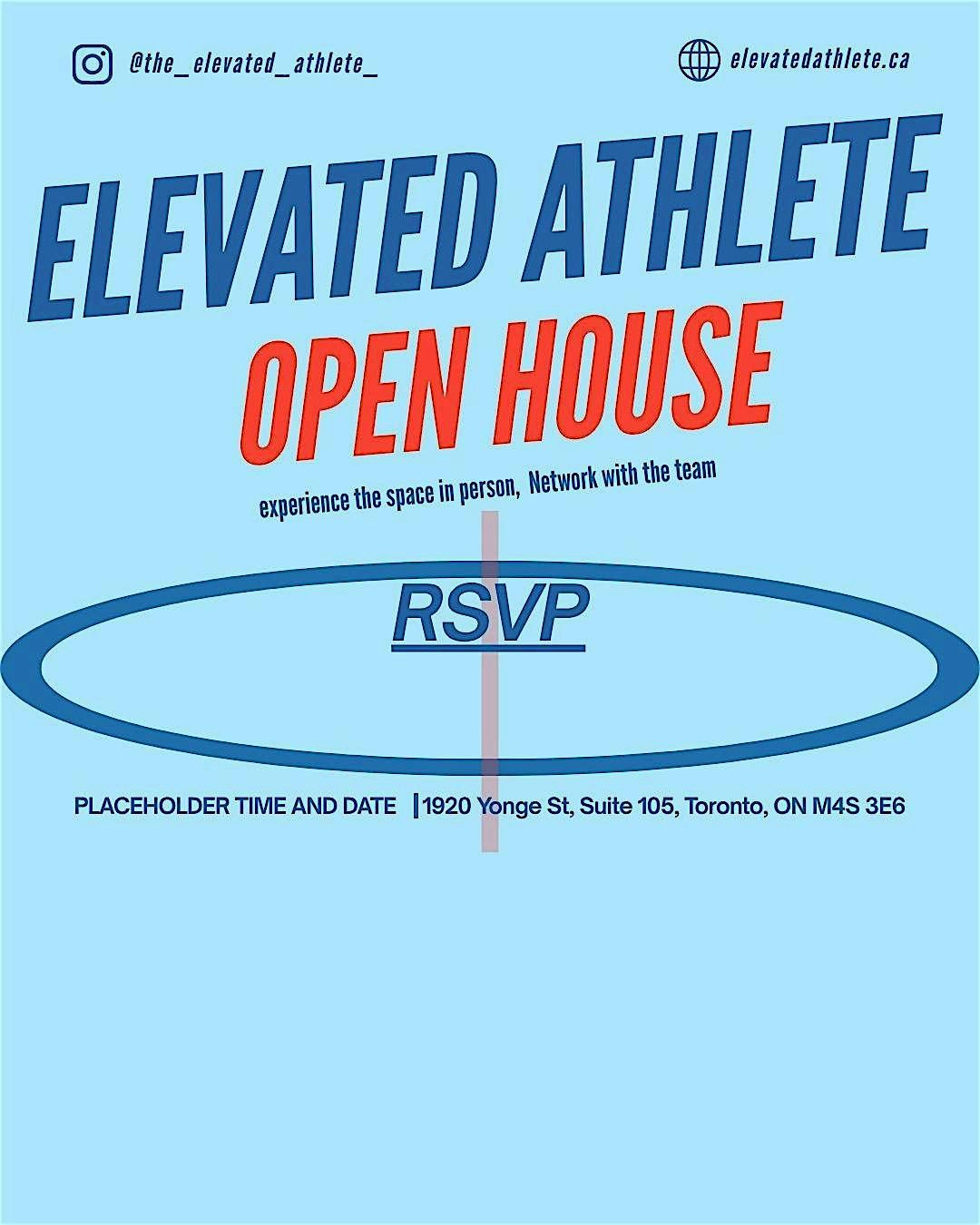 The Elevated Athlete Open House