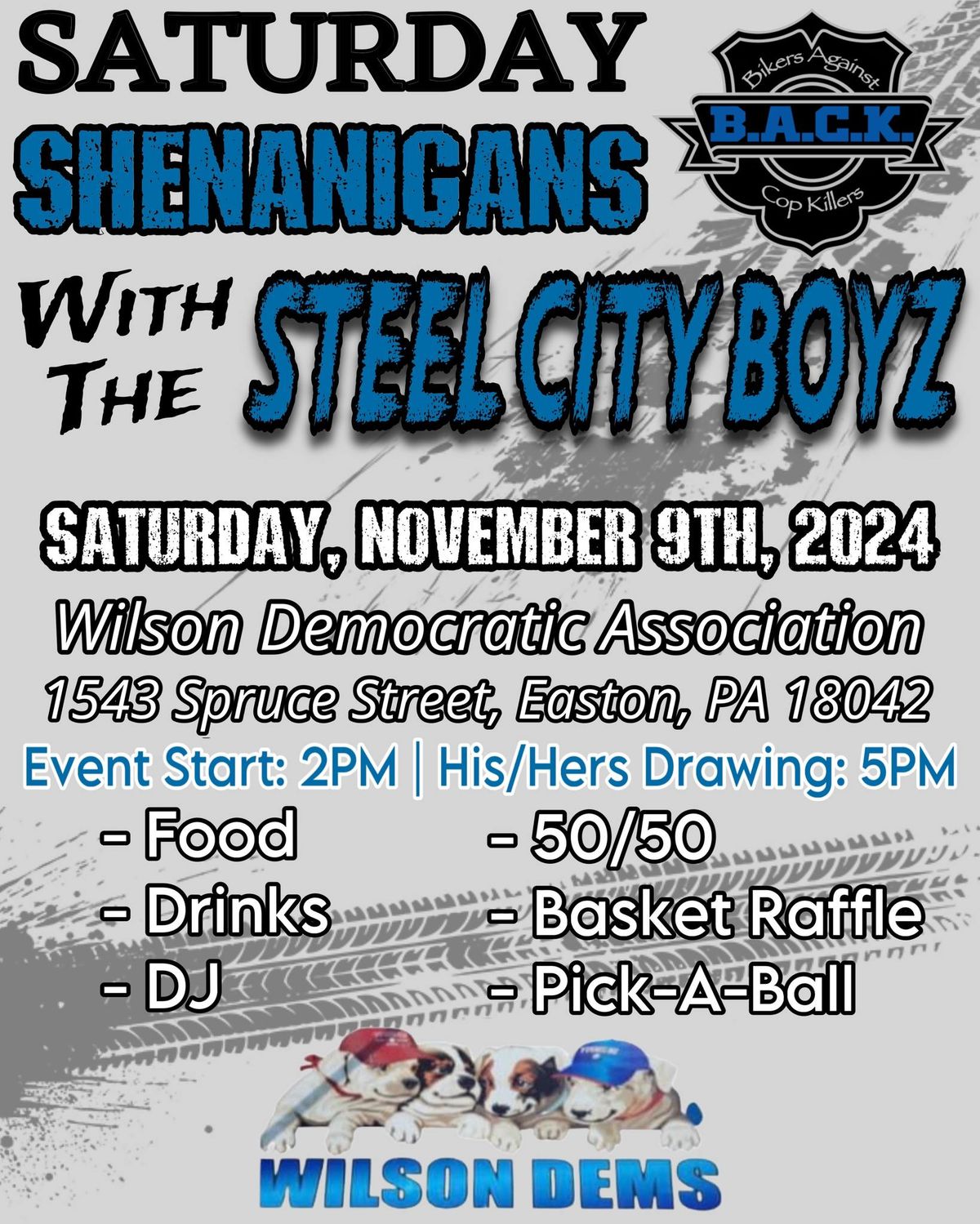 2nd Annual Saturday Shenanigans with the Steel City Boyz