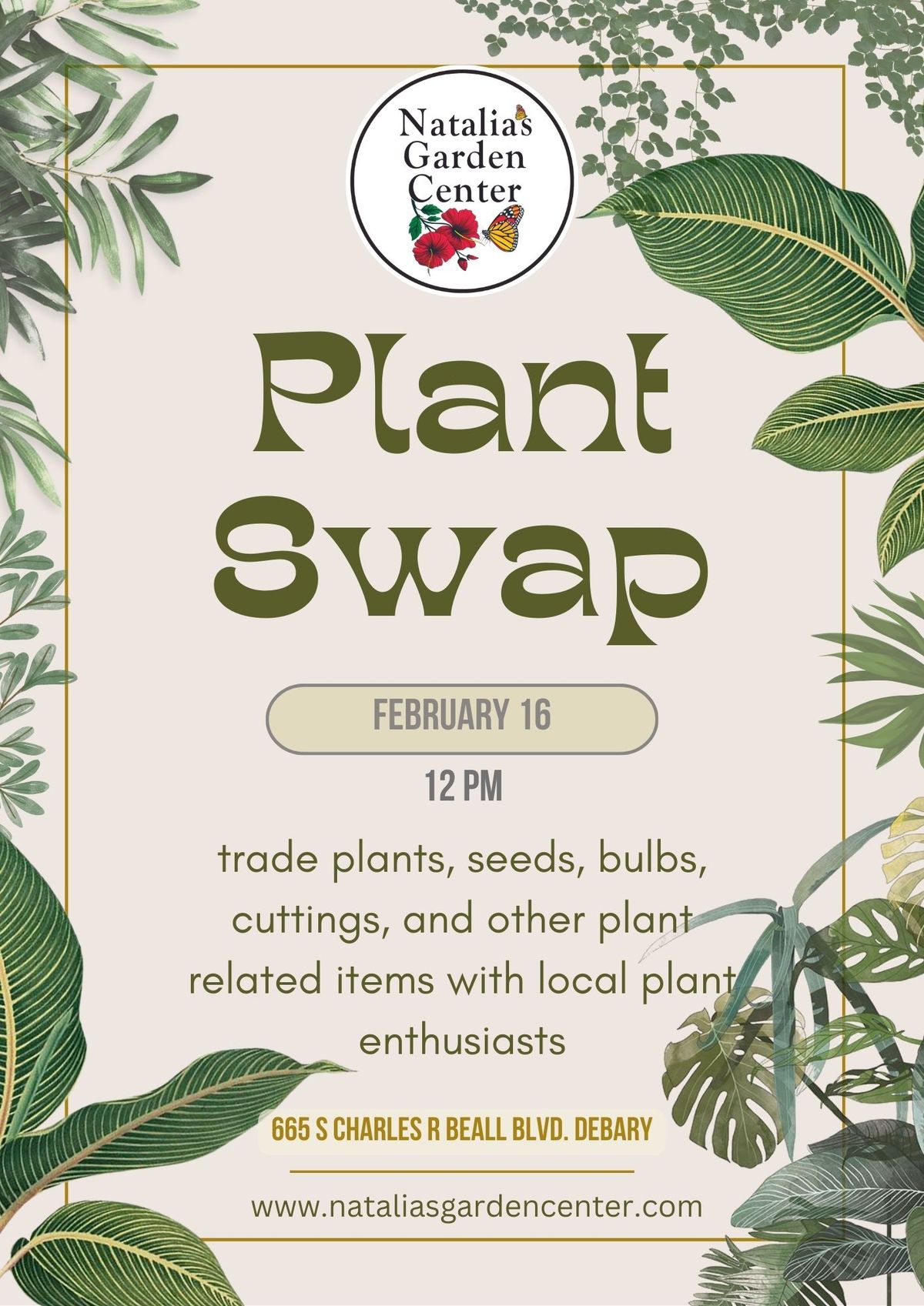 Plant Swap at Natalia's Garden Center