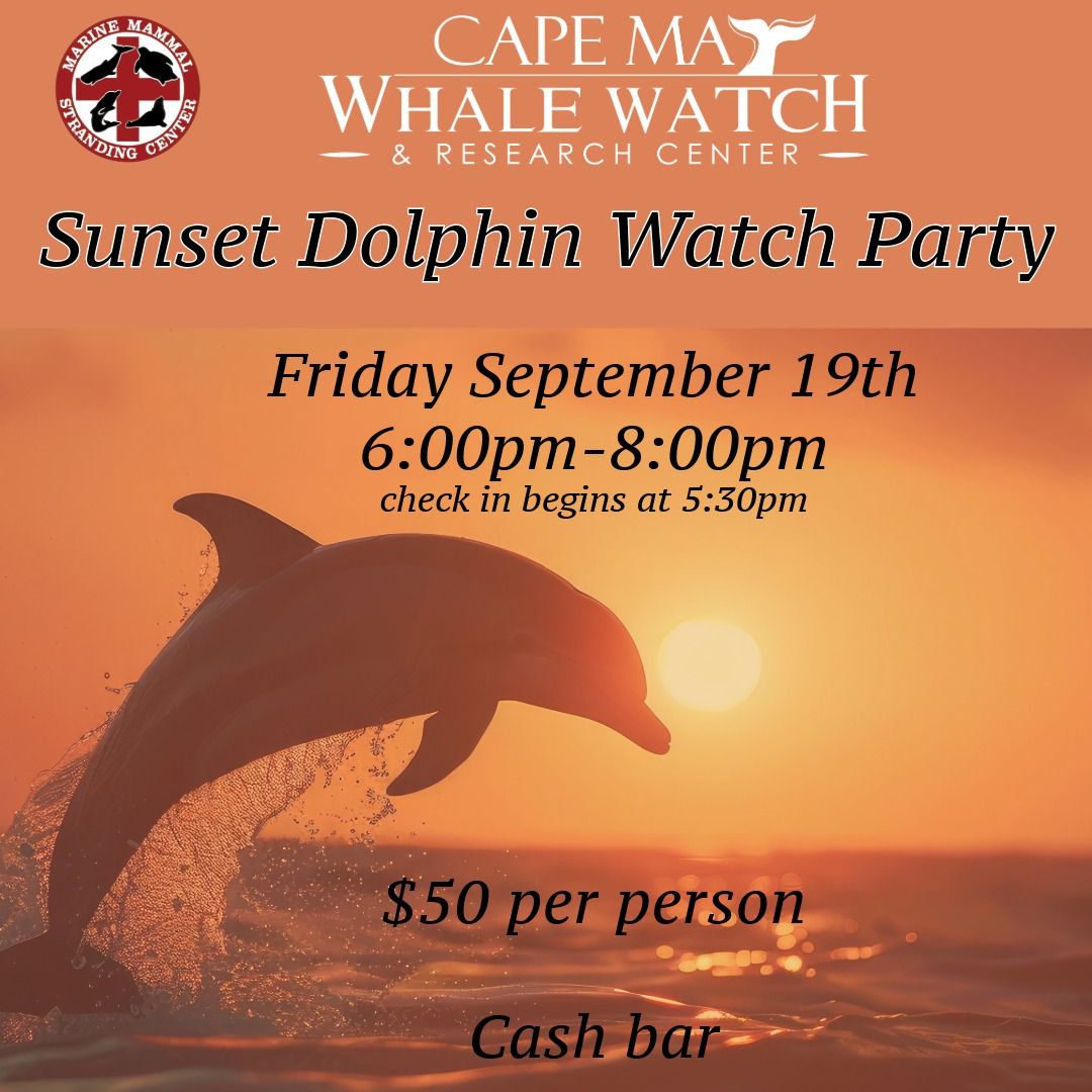 Sunset Dolphin Watch Party