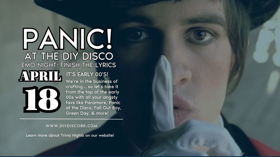 PANIC! AT THE DIY DISCO: Finish the Lyrics Emo Night 