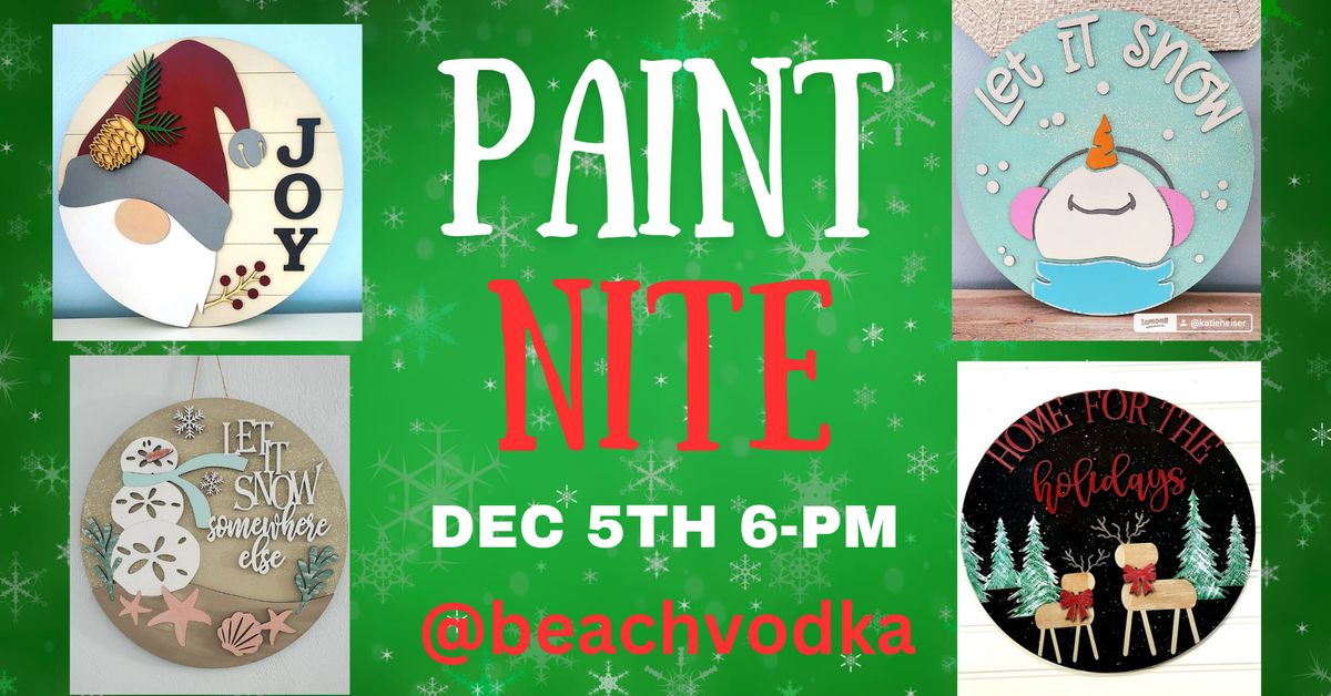 Christmas Paint Nite