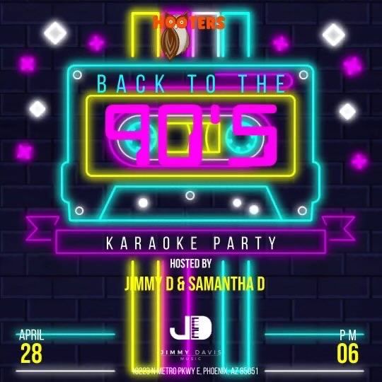 Back To The 90's Karaoke Party
