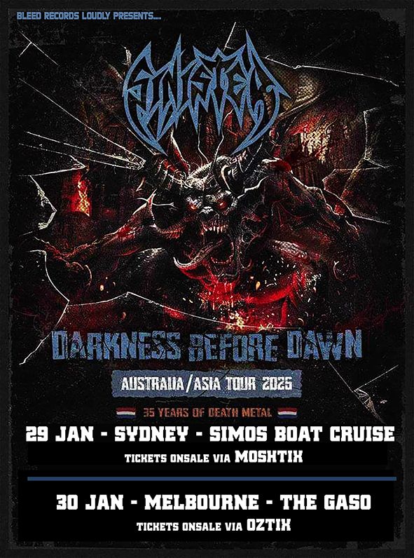 SINISTER \/ HOLLAND\/ SYDNEY BOAT CRUISE 