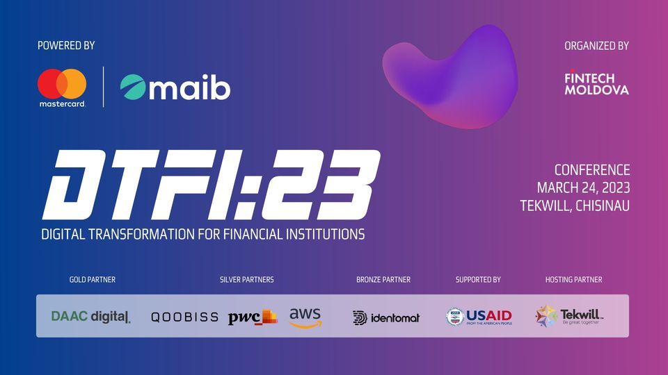 Image result for DTFI23: Digital Transformation for Financial Institutions 2023, Tekwill ...