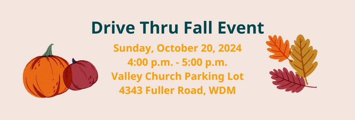 Drive Thru Fall Event