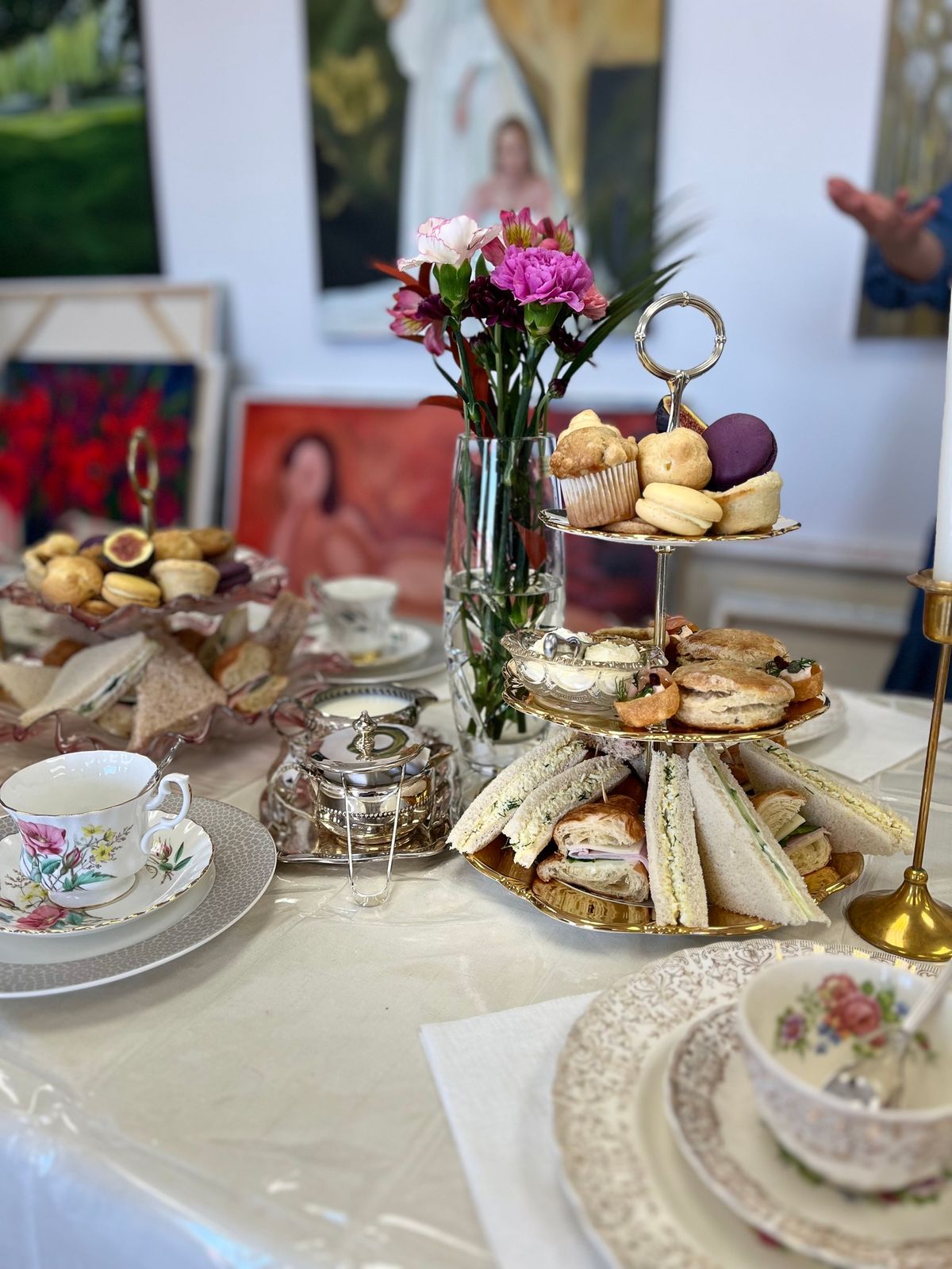 Afternoon Tea and Art Masterclass