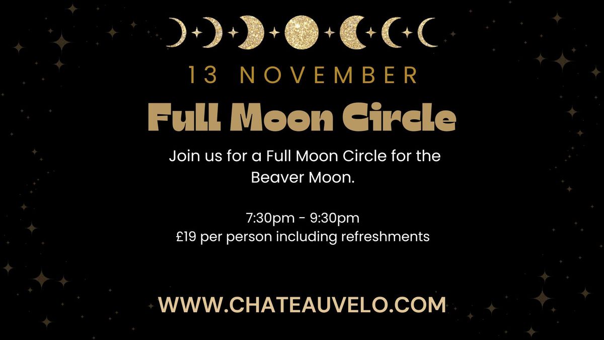 Beaver Full Moon: Wellness and Connection Circle