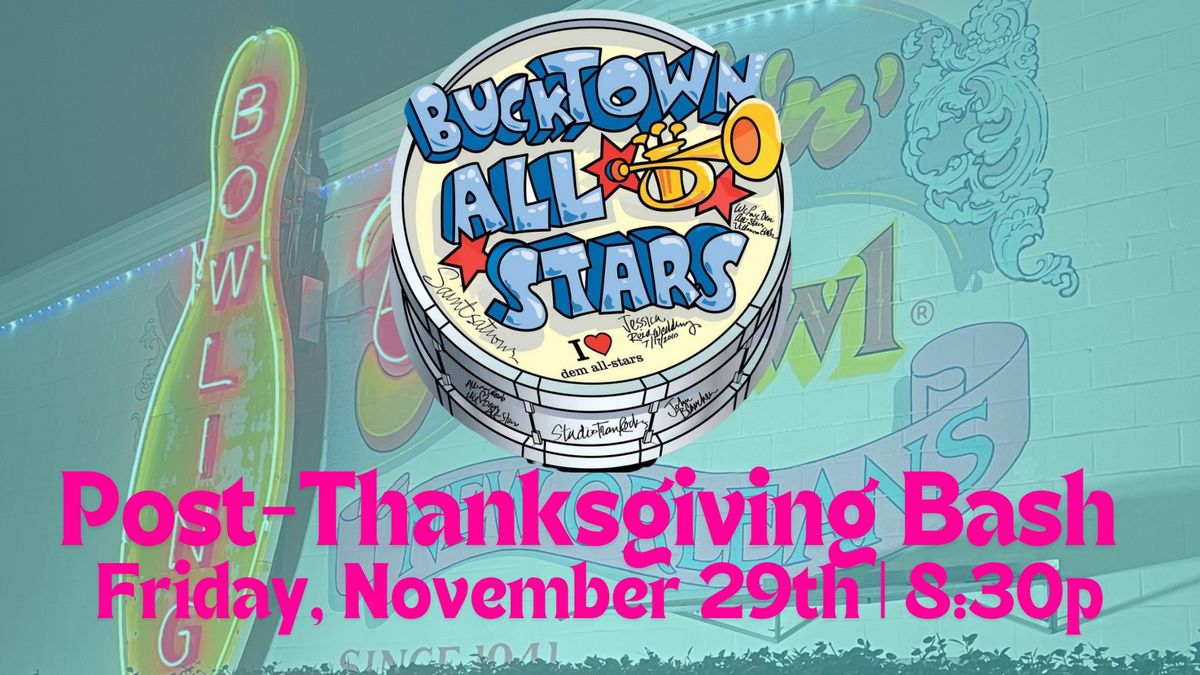 Bucktown Allstars | Rock'n'Bowl\u00ae New Orleans