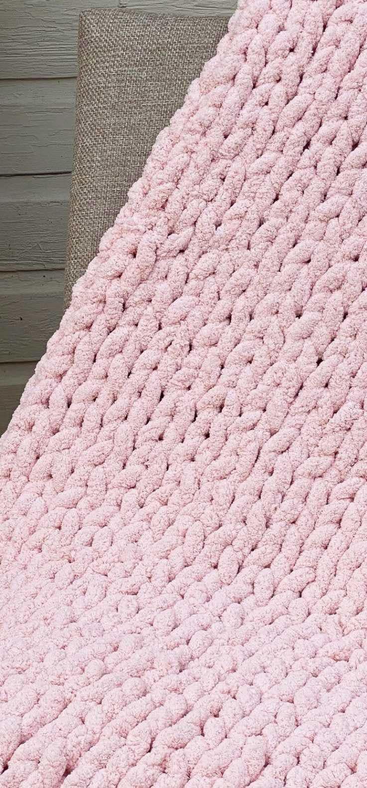 Hand Knit Blanket Throw Class