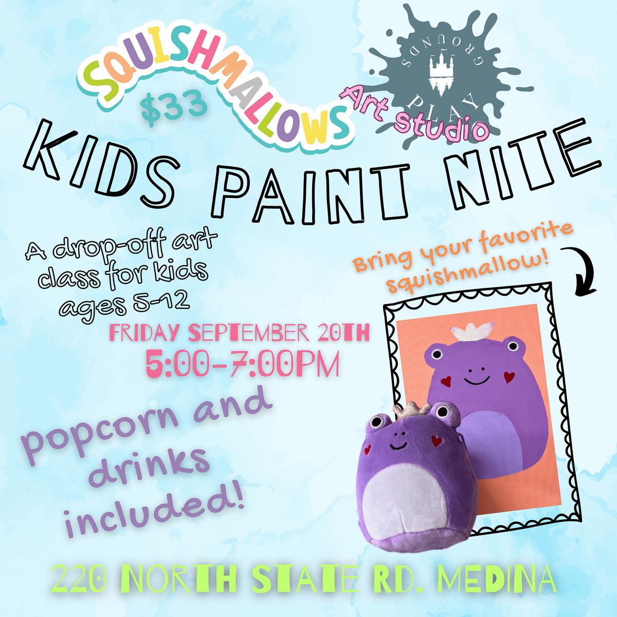 Squishmallows Paint Night!