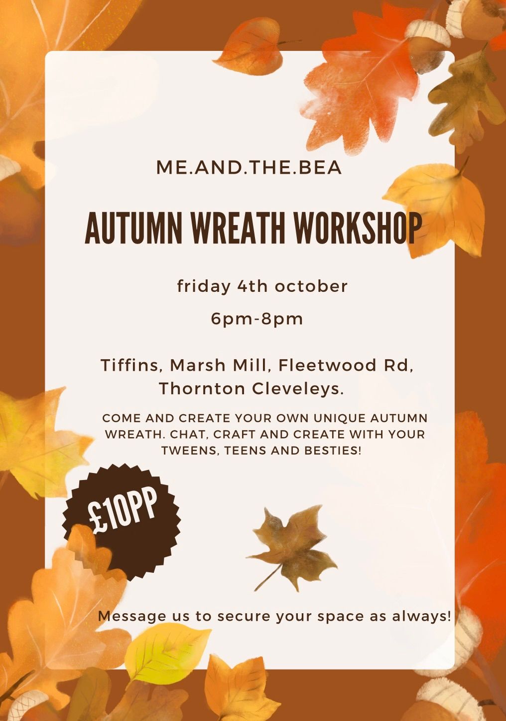 FULLY BOOKED - Autumn Wreath Workshop 