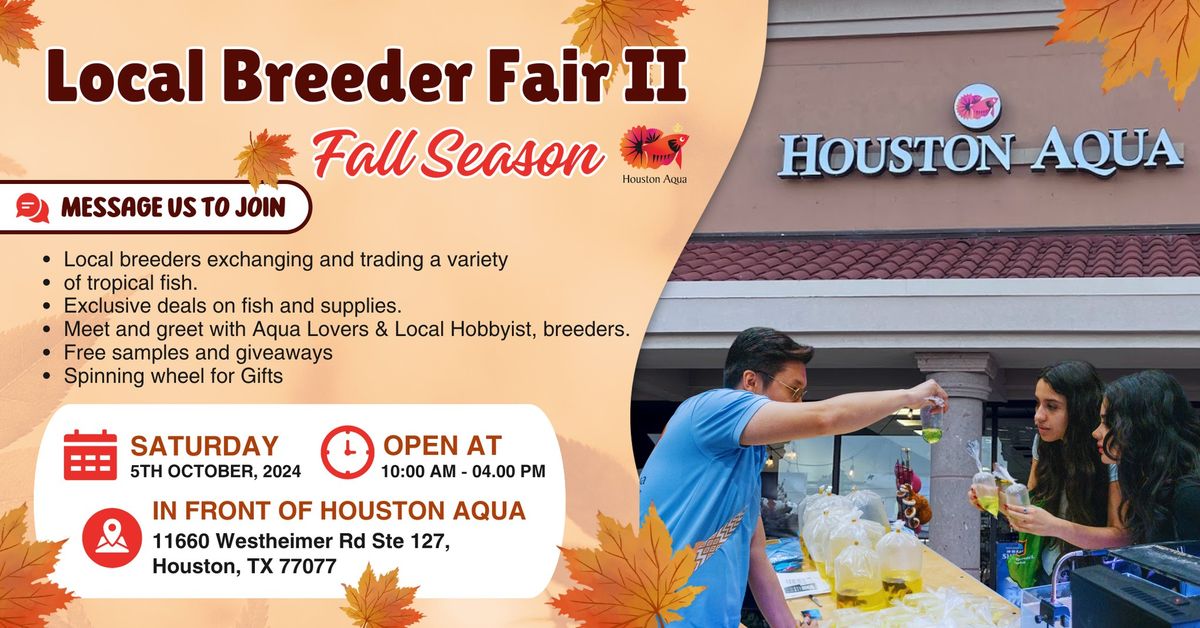 Local Breeder Fair II - Fall Season