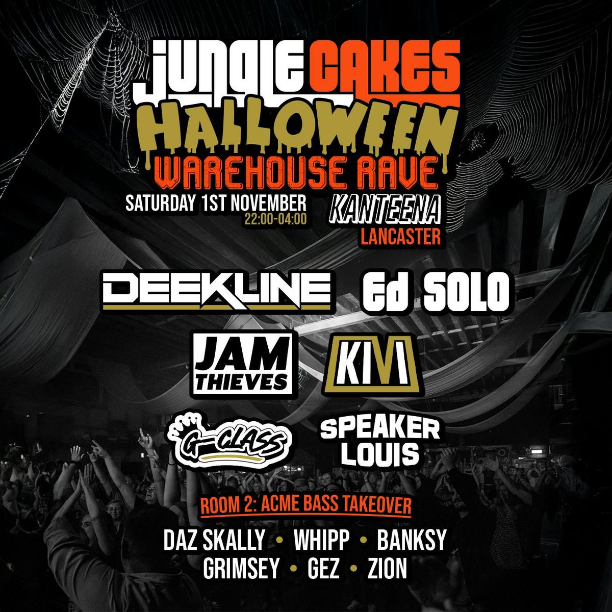 Jungle Cakes Halloween w\/ Deekline, Ed Solo + more