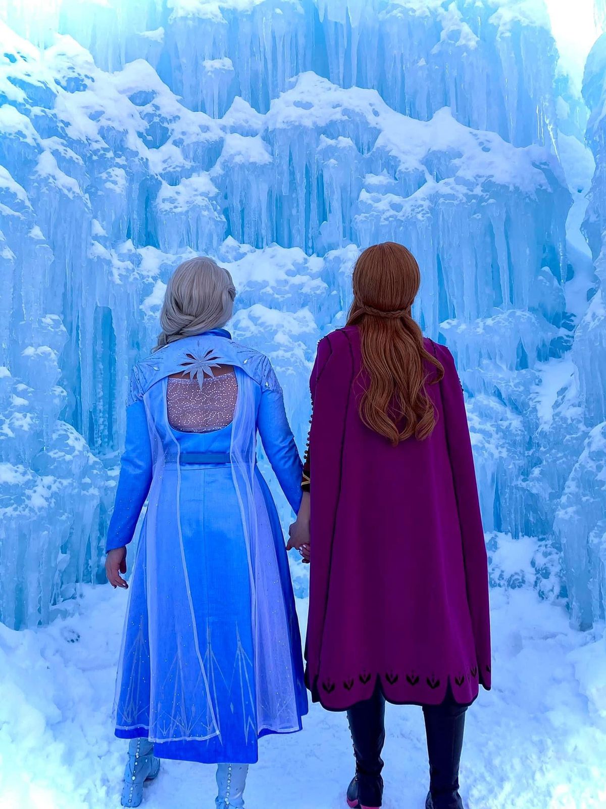 Frozen Sisters at Ice Fest! 