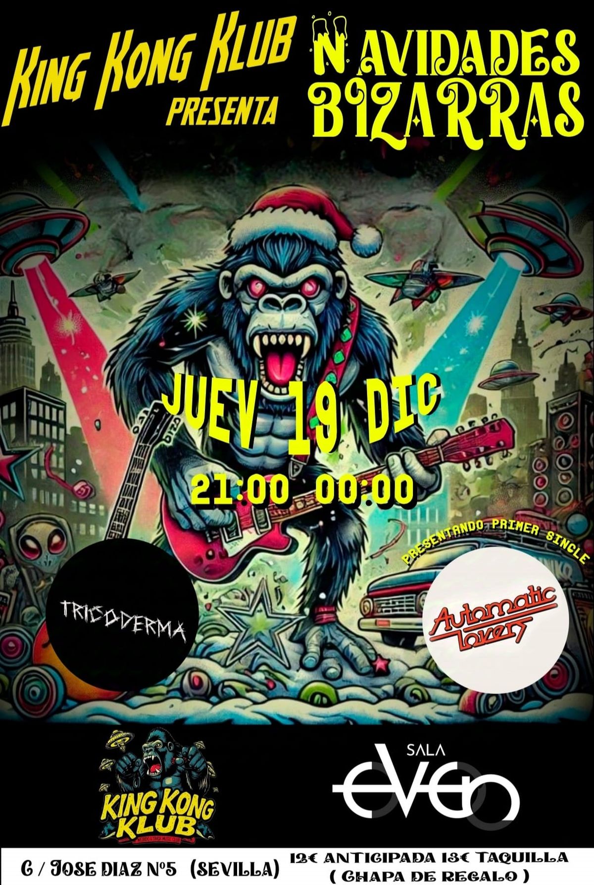 King Kong Klub presenta: Navidades Bizarras 