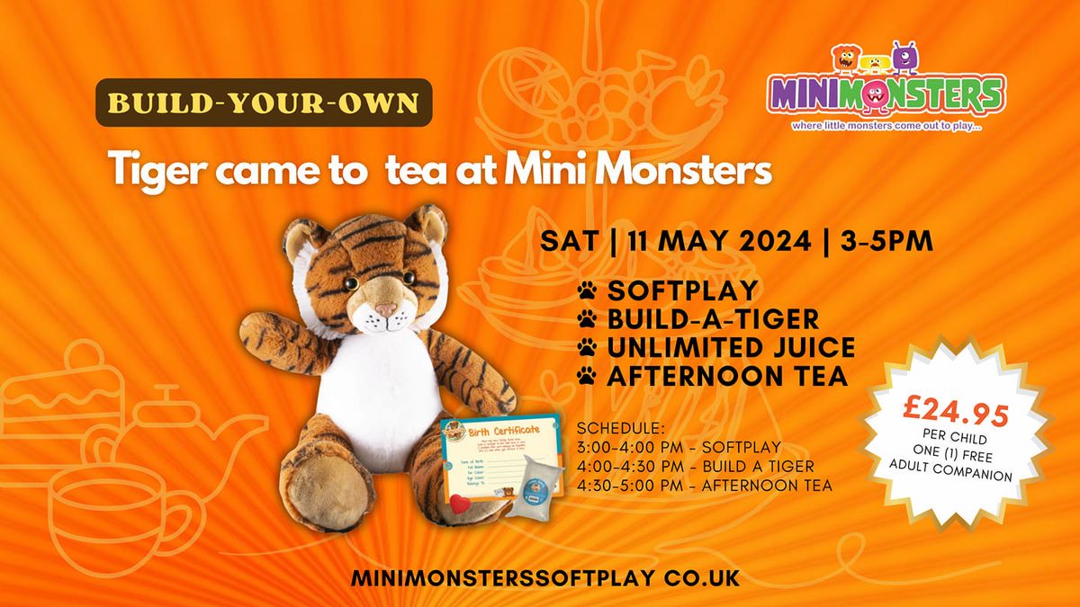 Build-Your-Own Tiger at Mini Monsters Softplay