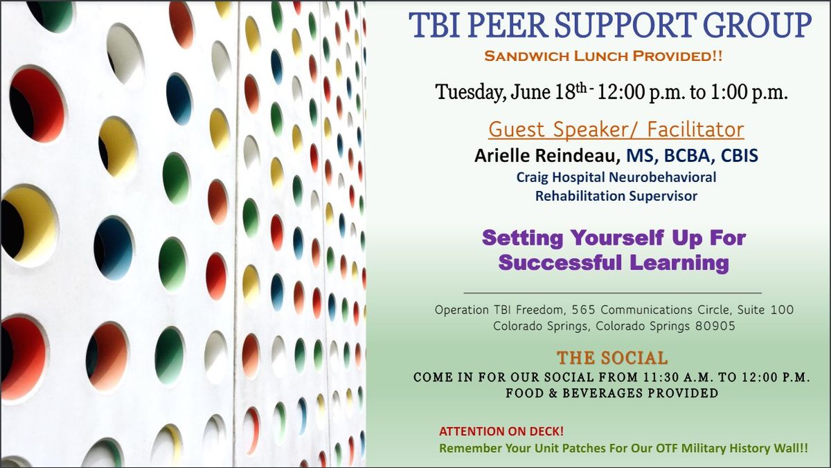 TBI Peer Support Group