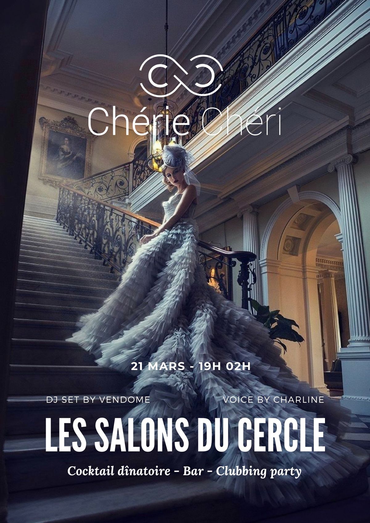 Ch\u00e9rie Ch\u00e9ri aux salons du Cercle