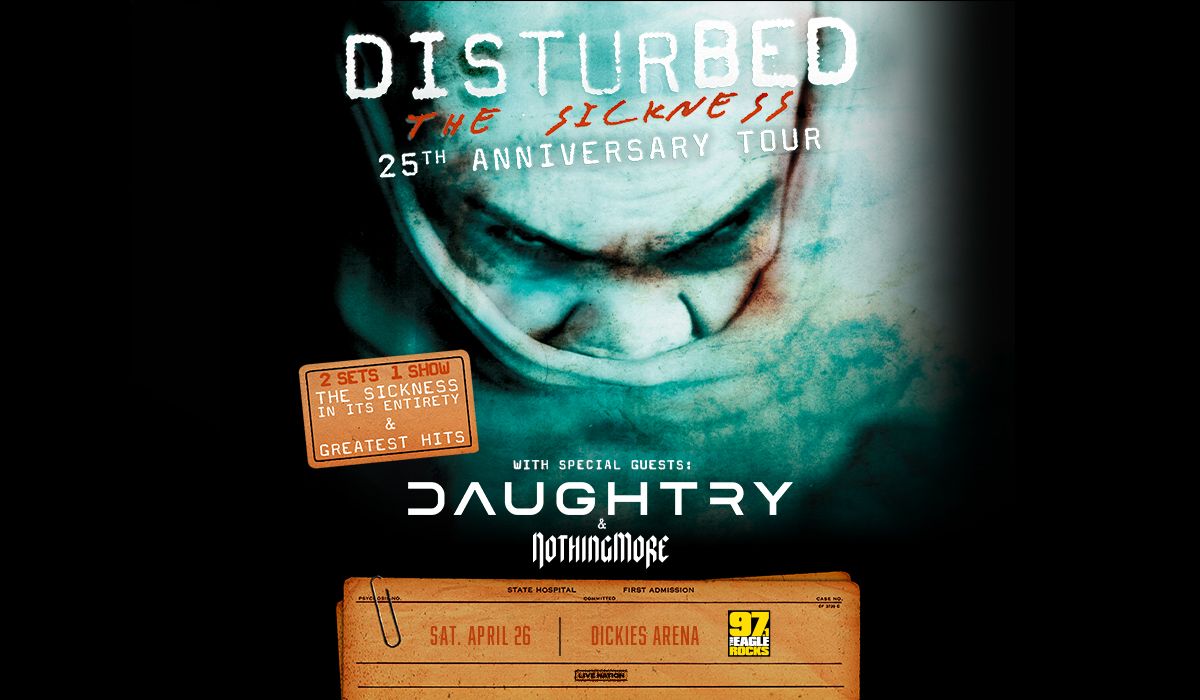 Disturbed with Daughtry at Dickies Arena