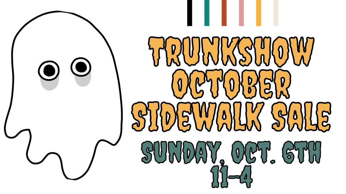 October Sidewalk Sale