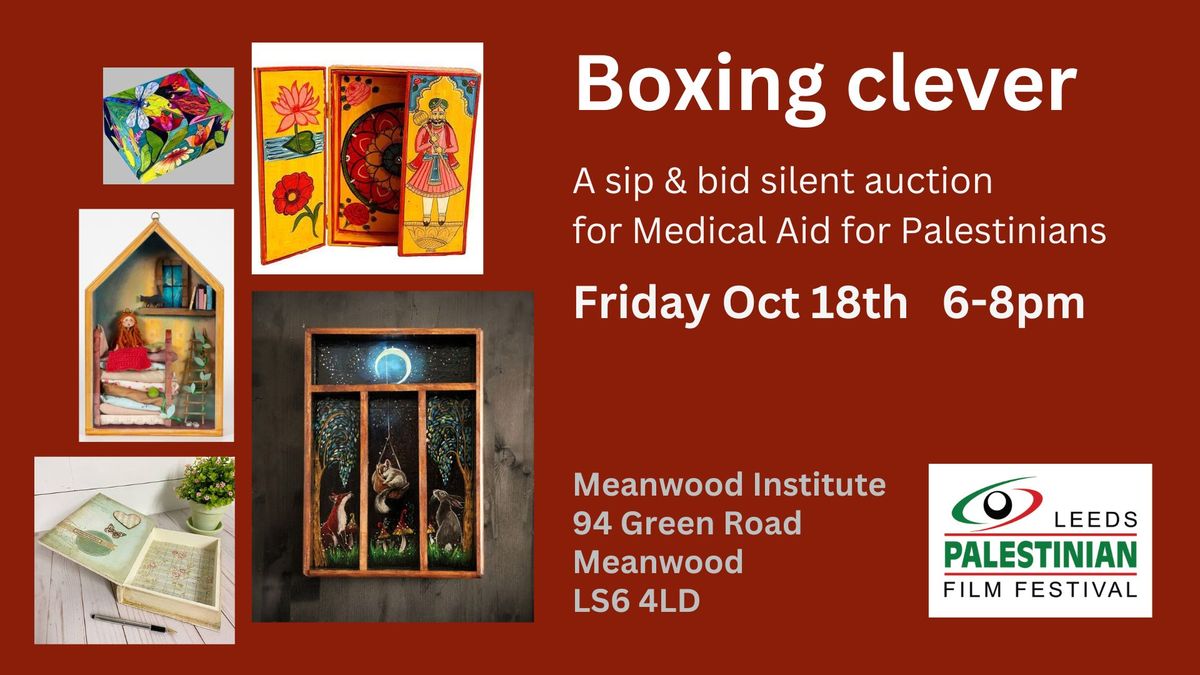 Sip and bid auction for Medical Aid for Palestinians