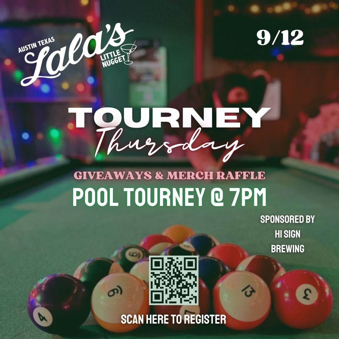 Tourney Thursday at Lala's Little Nugget