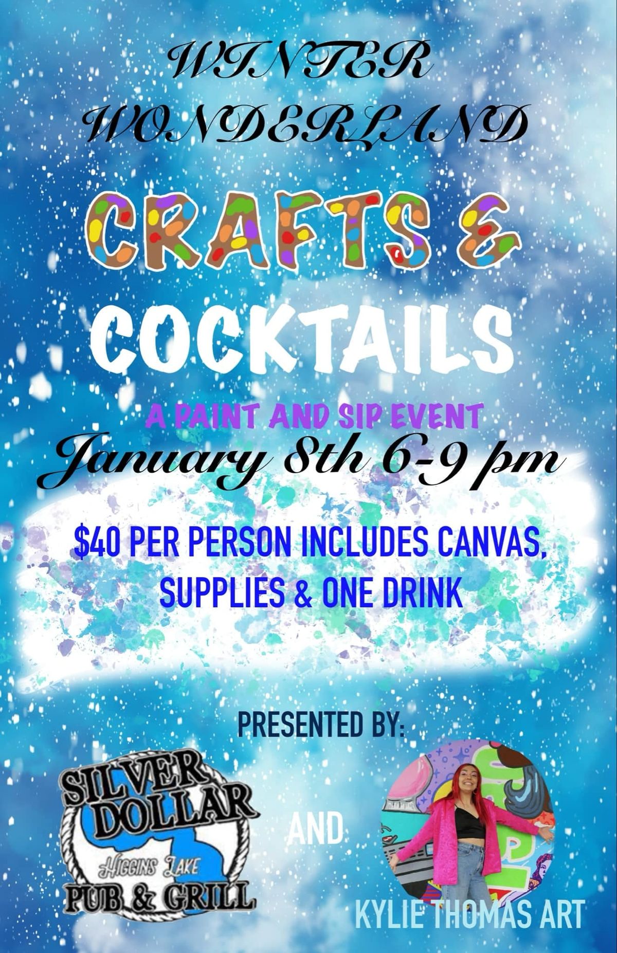 Crafts and Cocktails w\/ Kylie Thomas Art