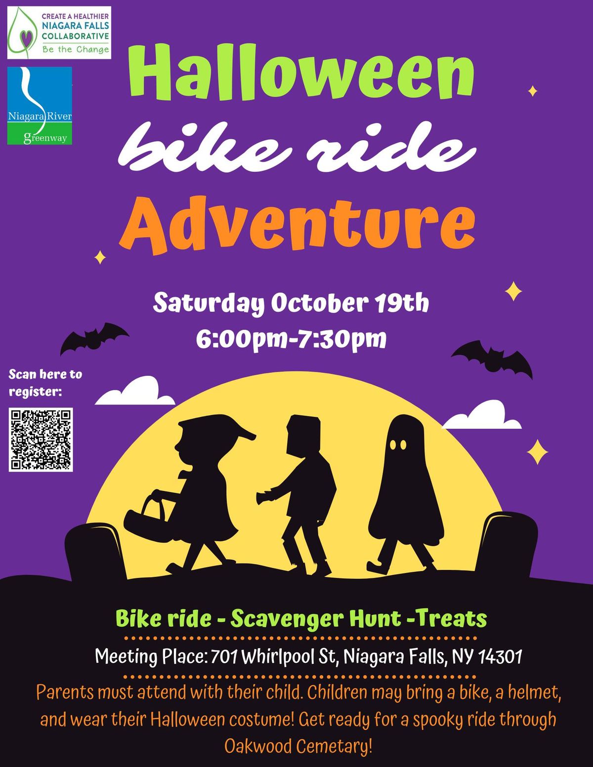 Halloween Bike Ride and Scavenger Hunt