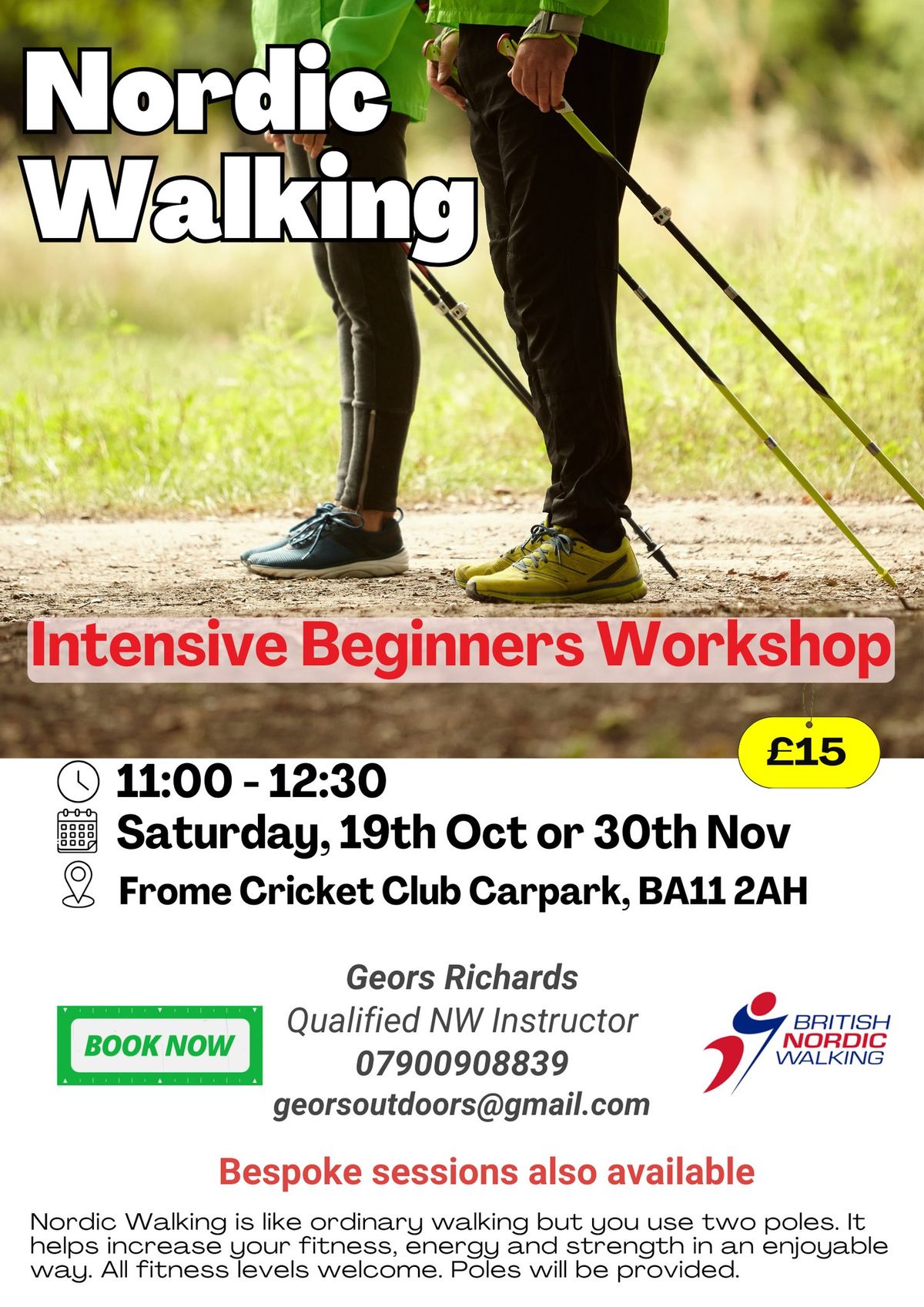 Nordic Walking Intensive Beginners Workshop