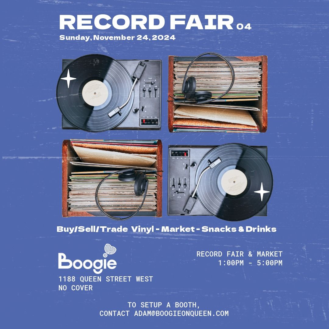 Boogie Record Fair & Market!