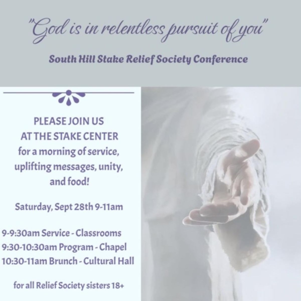 South Hill Stake Relief Society Conference 