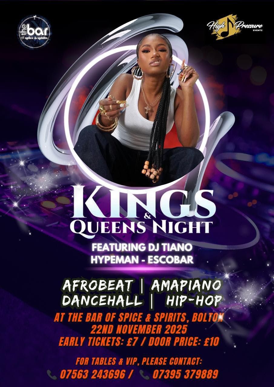\ud83c\udf89 KINGS &amp; QUEENS NIGHT \ud83c\udf89