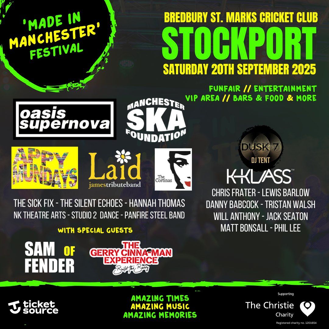 Made In Manchester Festival - Stockport 2025