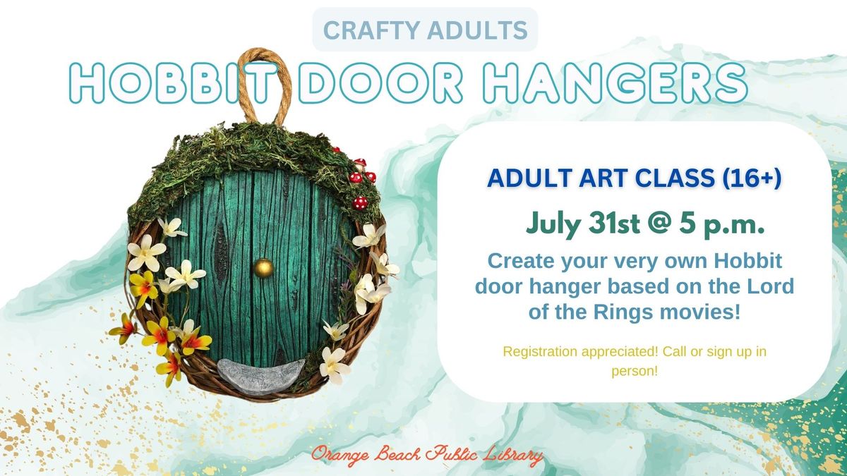 Crafty Adults: Hobbit Door Hangers