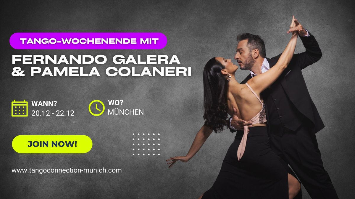 Tango-Workshops mit Fernando Galera und Pamela Colaneri!