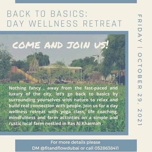 Back to Basics : Day Wellness Retreat in RAK