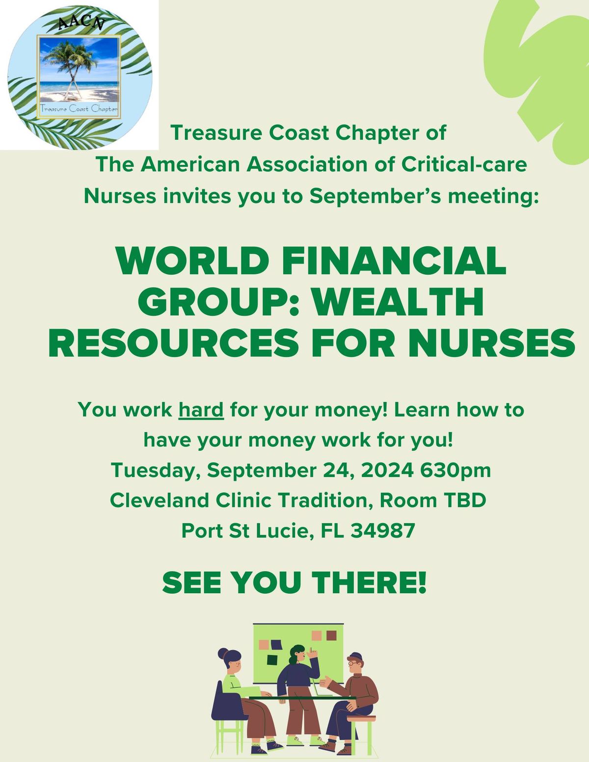 AACN Treasure Coast: Financial Wellness Dinner and Education